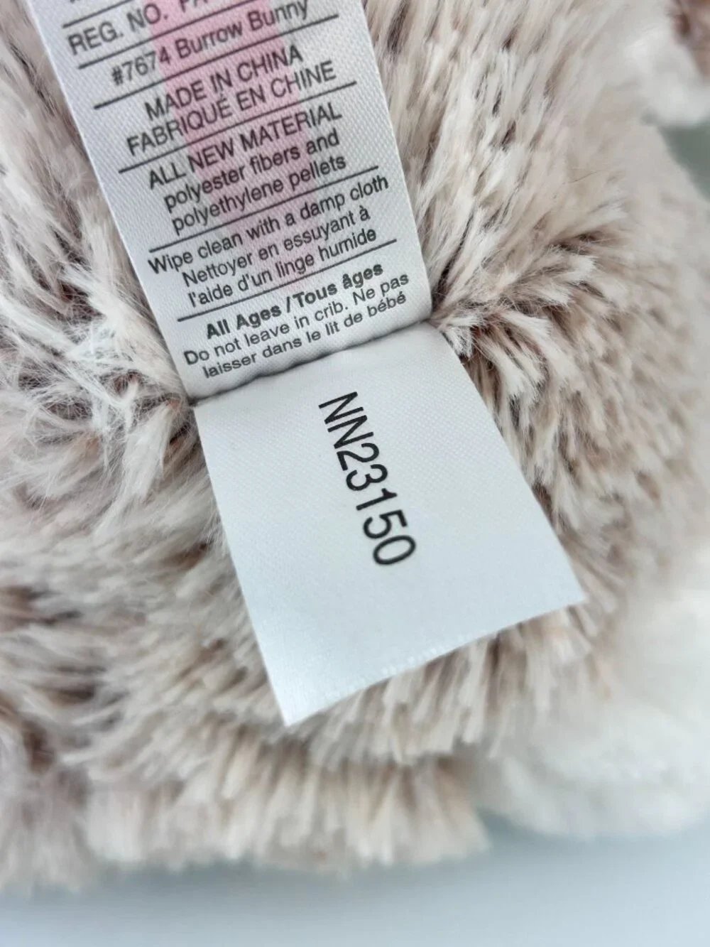 Melissa & Doug Burrow Bunny #7674 Stuffed Animal Rabbit Plush Soft Toy NWT Gift